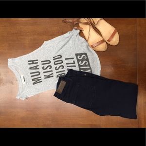 Abercrombie and Fitch Sleeveless Sweater Top