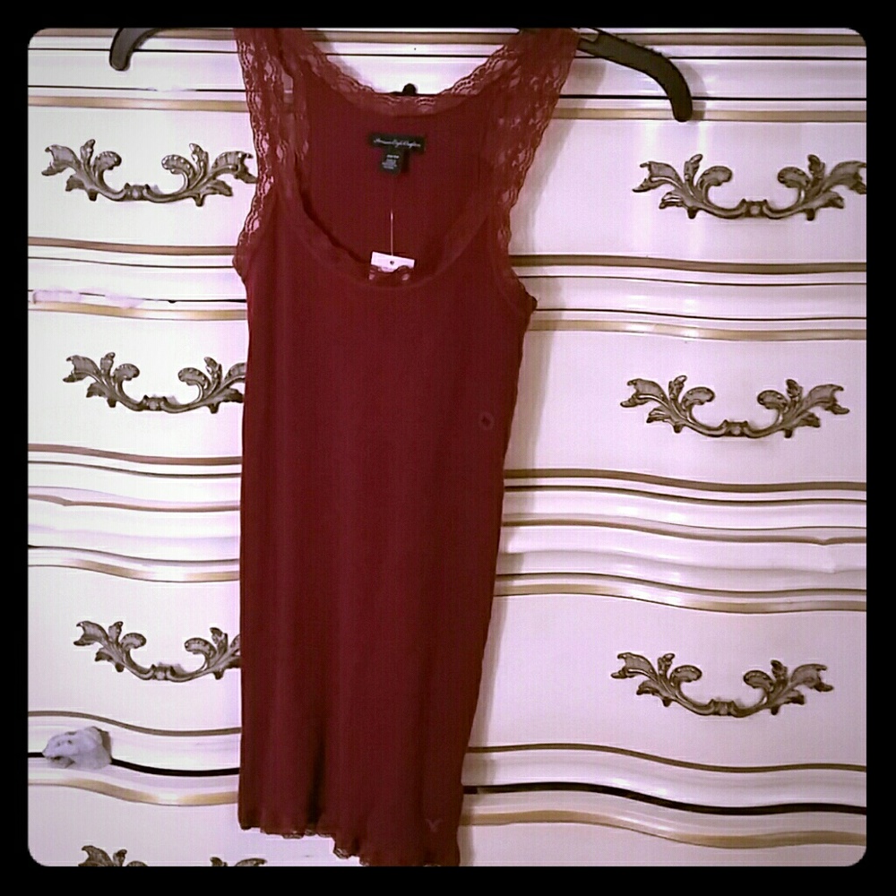Maroon tank top
