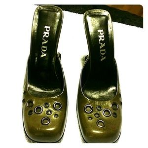 Prada sandals size 38 made in Italy