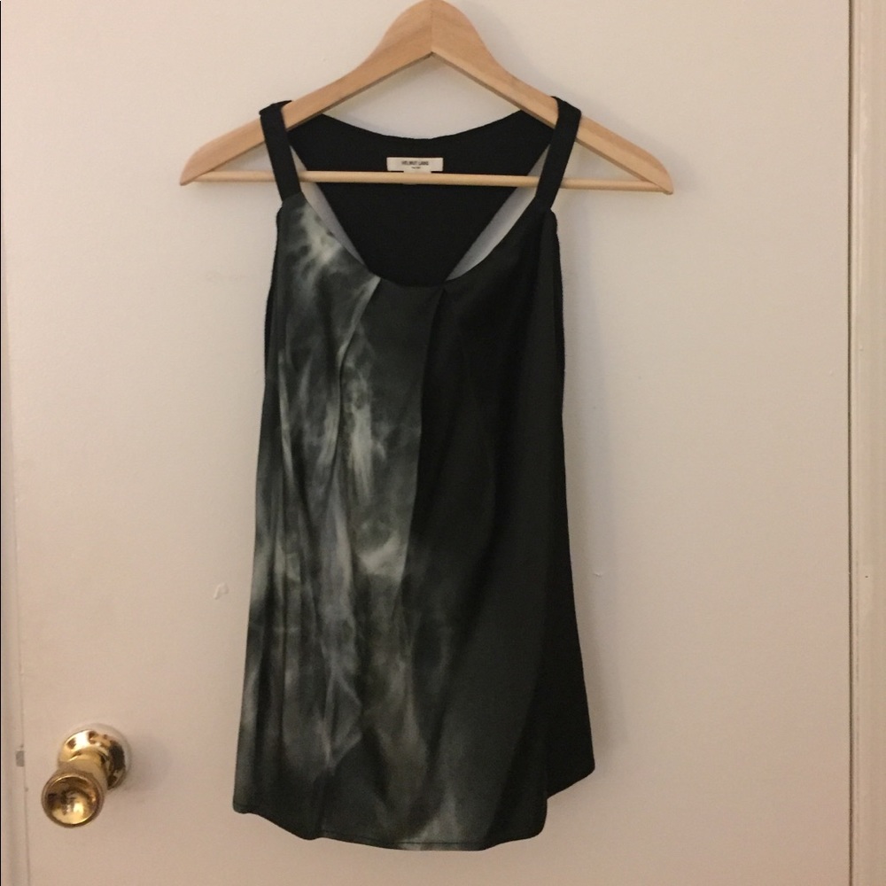 Helmut Lang Silk & Angora Tank