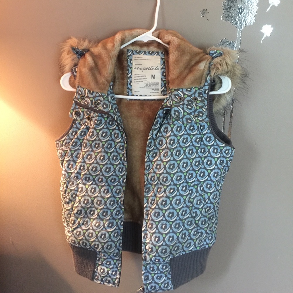 Aeropostale down feather vest