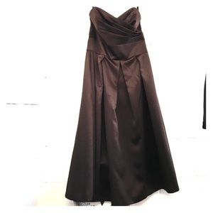 Brown Bronze Prom Wedding Bridesmaid Dress Size 8