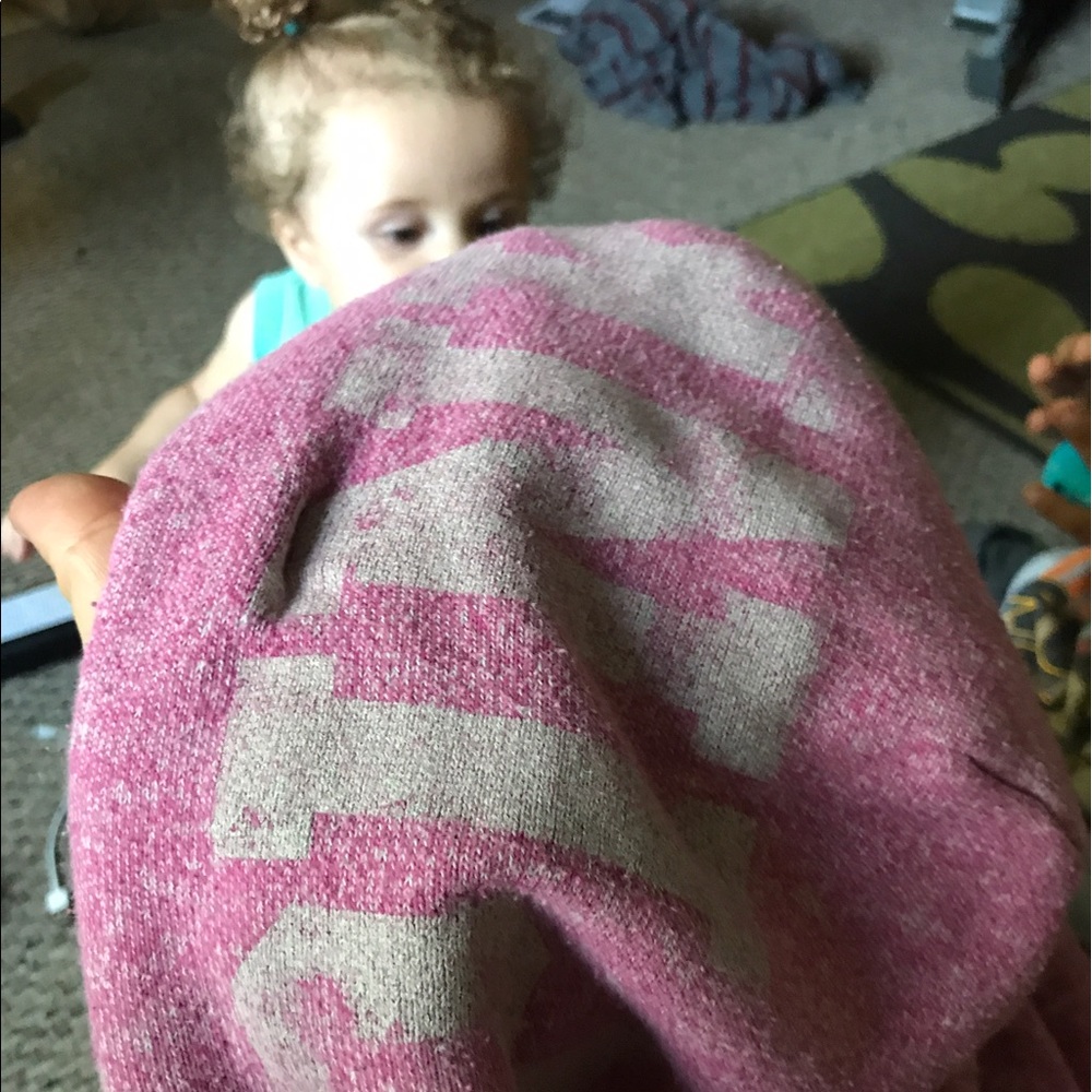 Pink hoodie