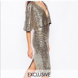 Club L ASOS Sequin Midi Dress