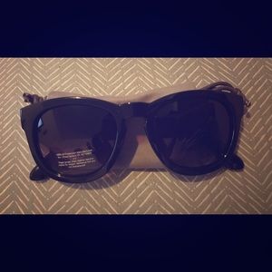 New JCrew Black Retro Sunglasses