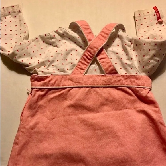 LIZ CLAIBORNE BABY JUMPSUIT DRESS WITH TOP, 18m - Picture 4 of 8
