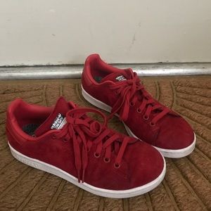 Red Suede Stan Smith's