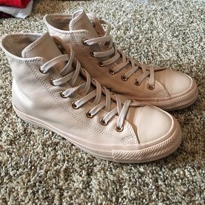Leather Converse