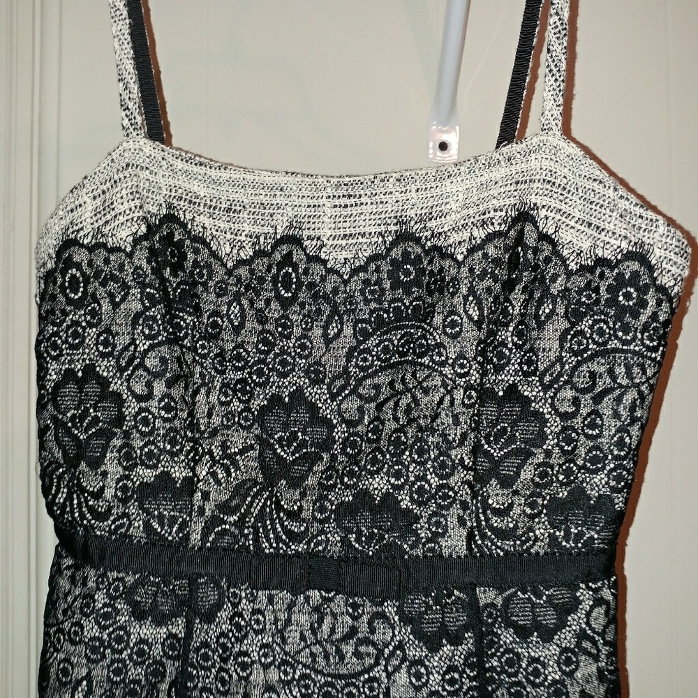 XS The Limited Black Lace Top