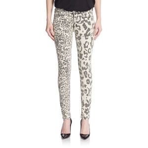 Hudson Leopard Printed Jeans