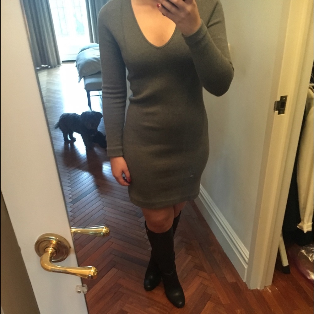 Grey Banana Republic Bodycon Dress