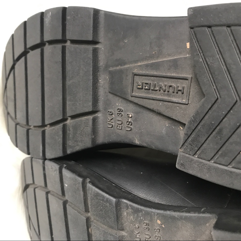 Hunter Black Shoreditch Moto Boots RARE - Picture 5 of 6