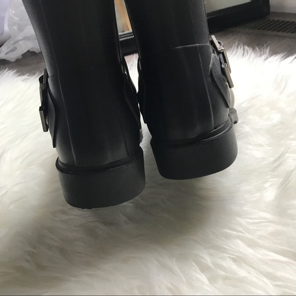 Hunter Black Shoreditch Moto Boots RARE - Picture 6 of 6