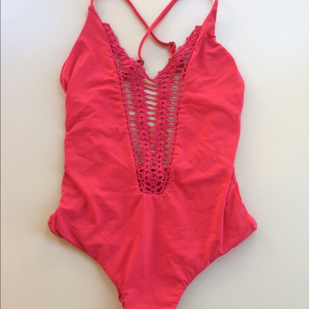 Billabong Hippie Hooray One Piece in Red