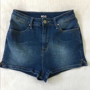 BDG super high rise pin up shorts