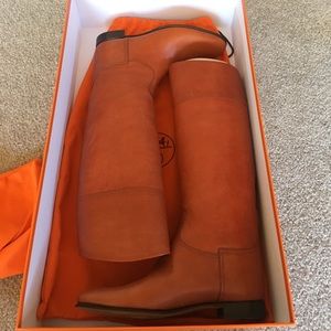 Authentic Hermes Leather Riding Boots NIB