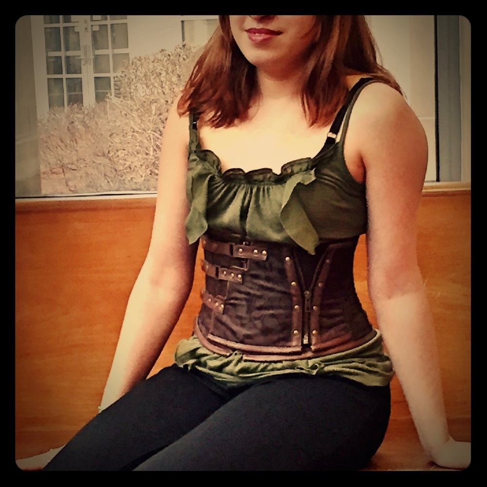 LAST CALL!!! Steampunk Waspie Corset