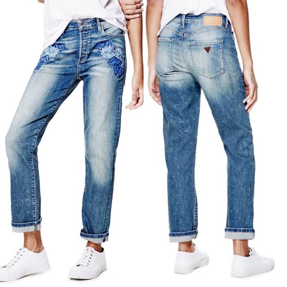 Guess Denim - 🆑GUESS High Rise Flower Model Jeans 👖