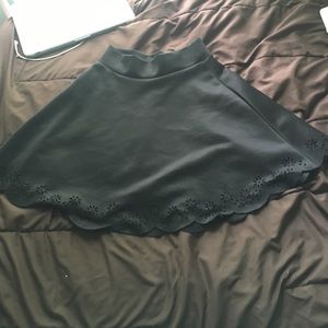 Black Charlotte Russe Skater skirt