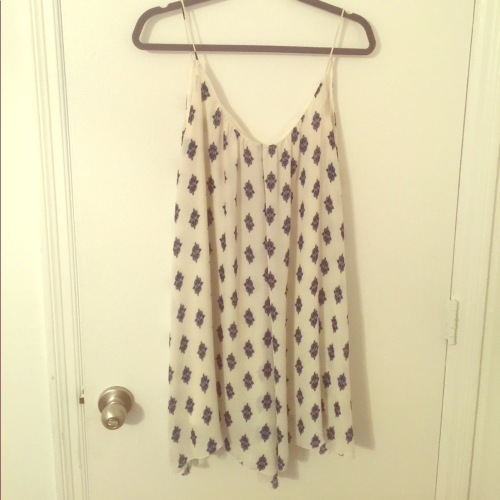 off white patterned Zara dress