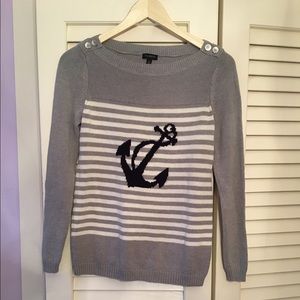 Talbots anchor sweater