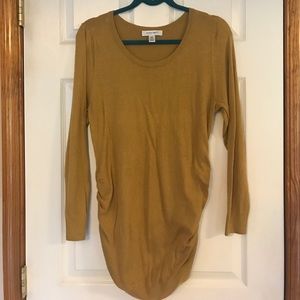 Motherhood Maternity sweater, mustard