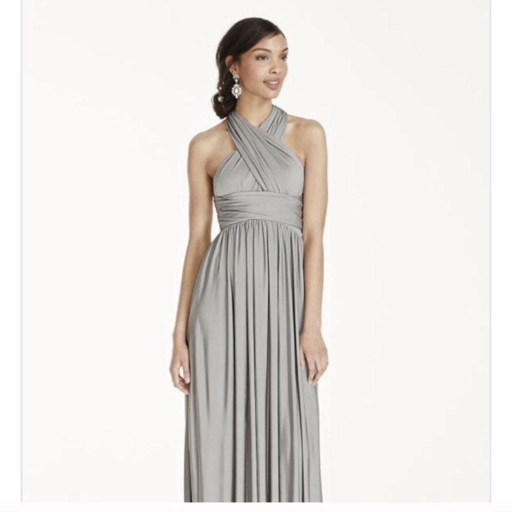David's Bridal Jersey Knit Versa dress