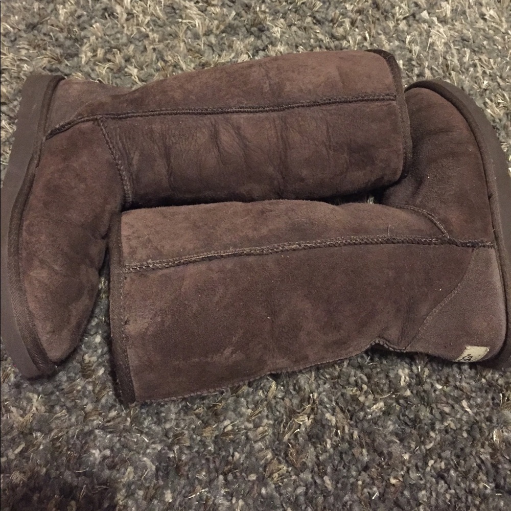 Brown UGG boots tall