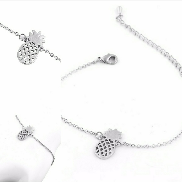 Jewelry Silver Pineapple Charm Bracelet Poshmark