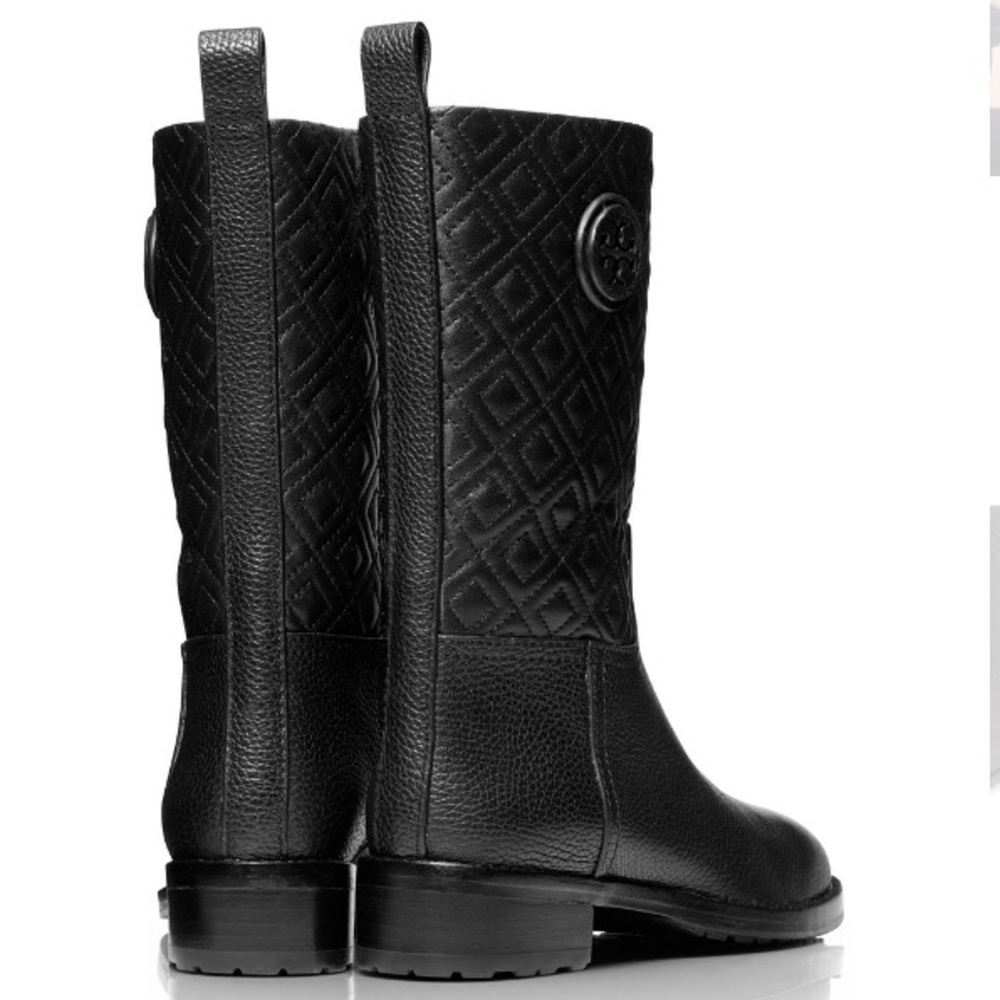 NIB NWT Tory Burch Marion Quilted Boots Sz 10 $450