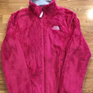 Pink North Face Osito jacket medium