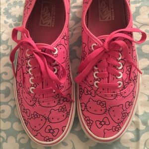 VANS HELLO KITTY PRINT PINK SHOE