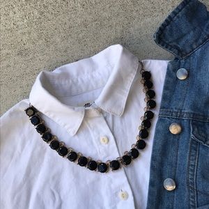 Black & Gold Statement Necklace