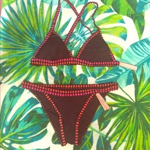 Crochet Trim Victoria's Secret Bikini