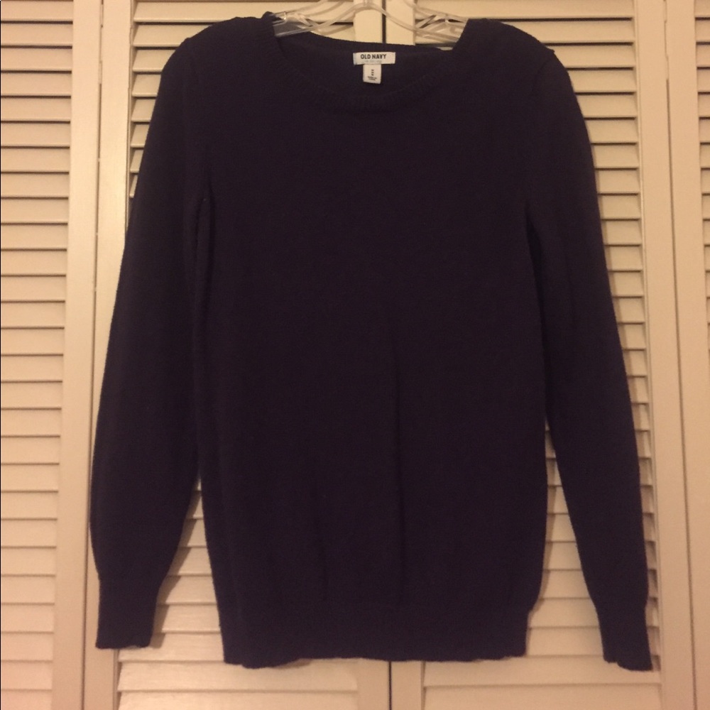 Purple sweater from Old Navy