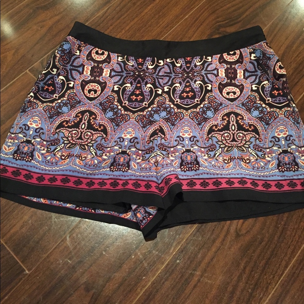 Forever 21 printed dress shorts