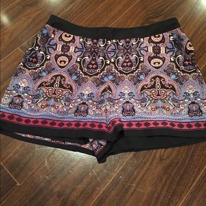 Forever 21 printed dress shorts