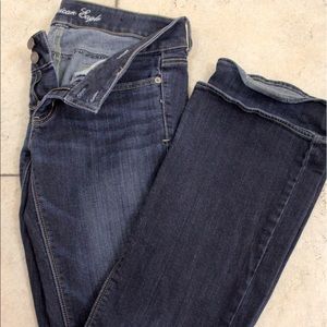 AEO low rise Artist Jeans Indigo wash