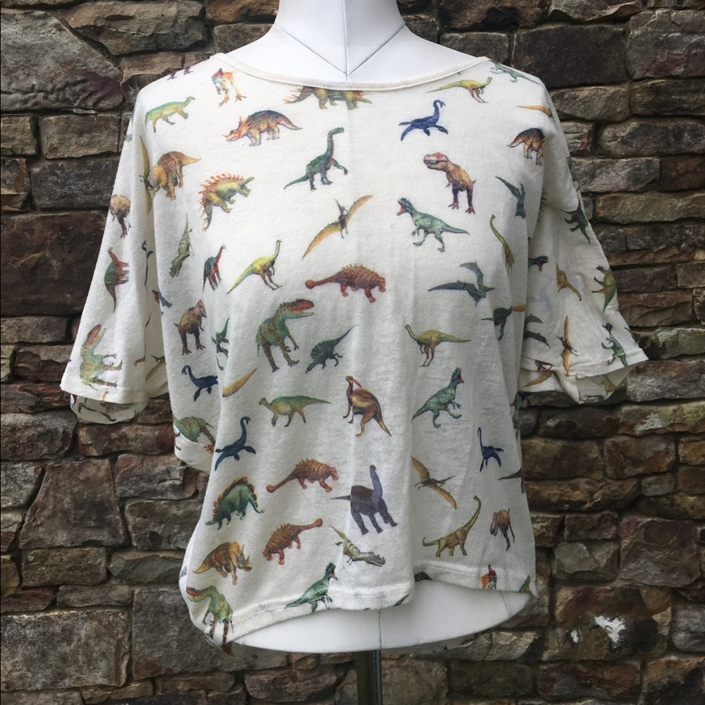 Fun, Slouchy Forever 21 Dinosaur Shirt