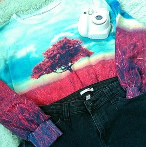 Sheinside Bright Photo Sweater