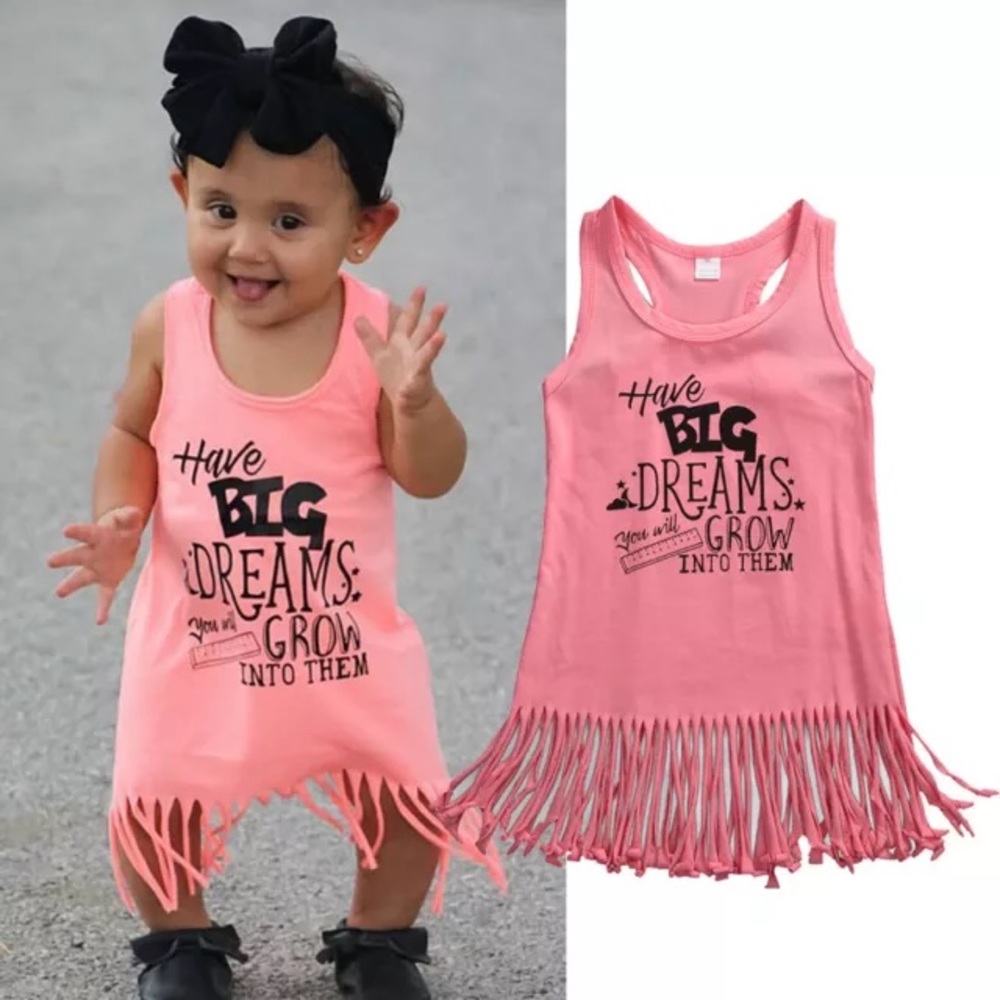 “Big Dreams" Fringe Dress