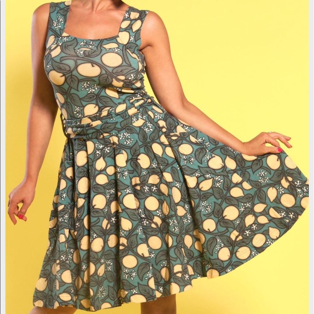 Effie's Heart Dolce Vita Dress in Lemons