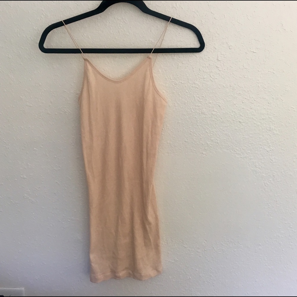 Urban outfitters cream slip dress