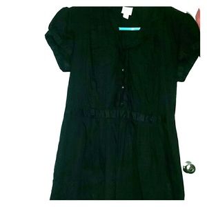 Merona blouse with ruffles down the center