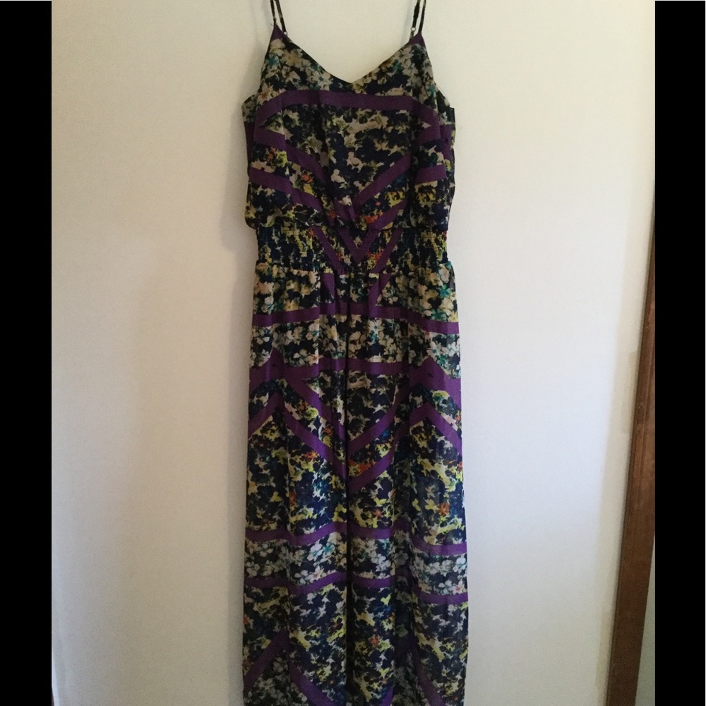 Beautiful  long dress lining cut short like skirt