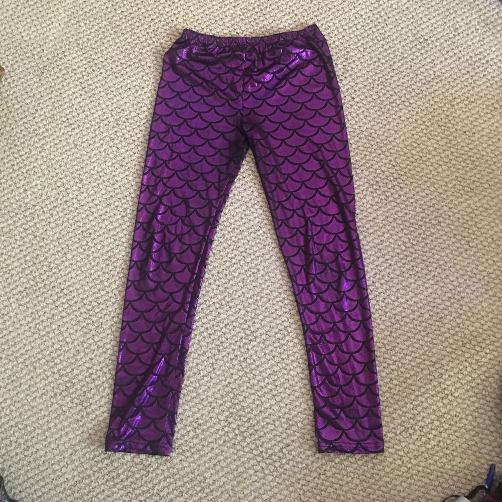 Black Milk Purple mermaid leggings