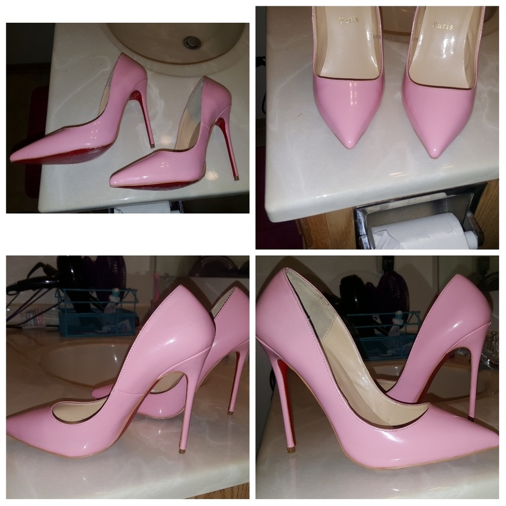 Women Pink high heels pumps
