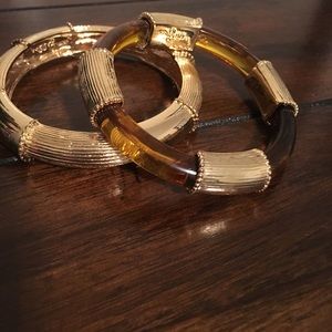 Lilly Pulitzer tortoise shell bangle set