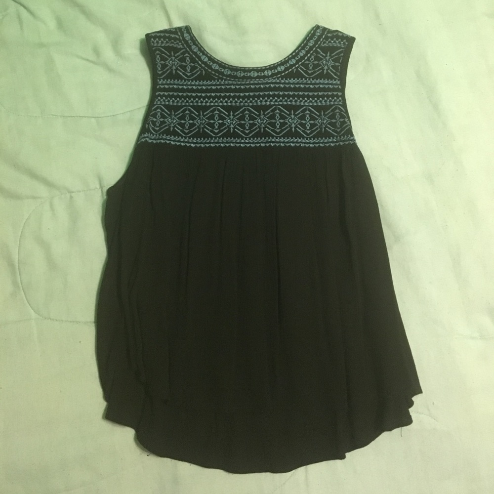 black aztec tank top