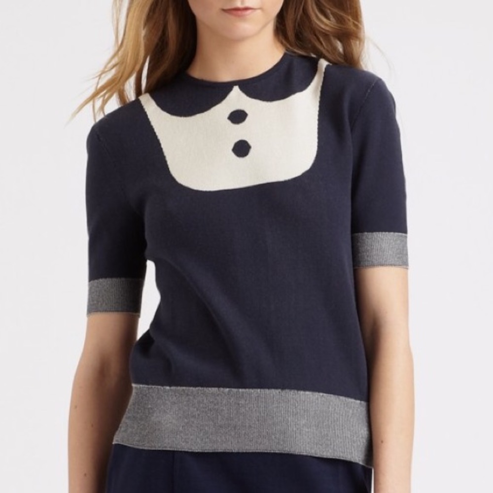 Marc by Marc Jacobs Dita Tuxedo-inspired Sweater